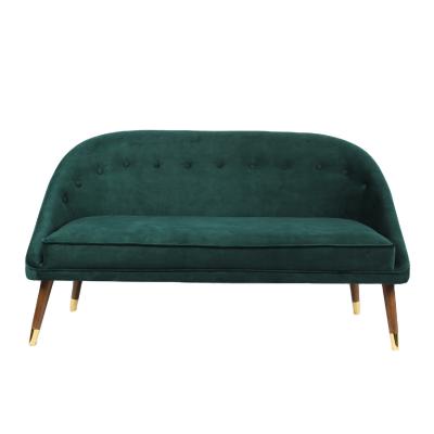 China Convertible Modern Home Button Back Tufted Lounge Chaise Lounge Two Seater Modern Sofa Hotel Furniture Sofa for sale