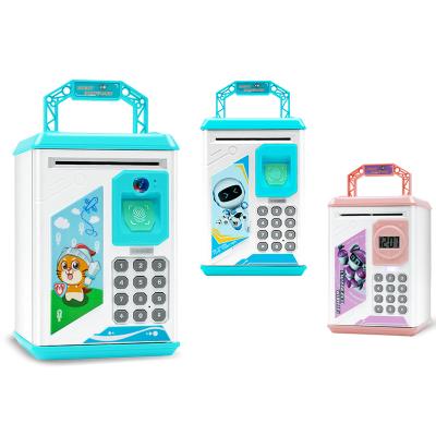 China Toy Hot Electronic Plastic Toys Maker Customized Mult-color ATM Piggy Bank Safe Money Toy Bank Piggy Bank for sale