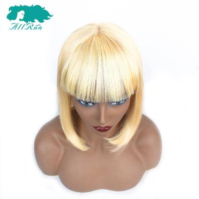 China Straight 613# Lead Straight Wigs With Cheap Wholesale 10a 150% Bangs 100% Density Brazilian Hair Machine Made Virgin Wigs For Woman for sale