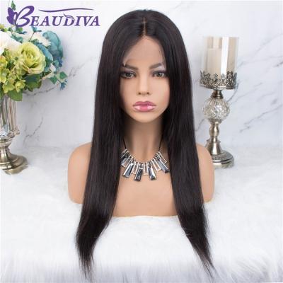 China Good Price 100% Remy Virgin 4x4 Lace Closure Wig Brazilian Straight Human Hair for sale