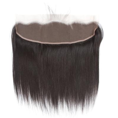 China Wholesale Cheap Wave 10A Virgin Human Hair Silky Straight 13*4 Brazilian Human Lace Headband,Natural Color Lace Headband In Stock Fast Shipping for sale