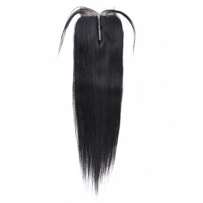 China Machine Made 14-24 Inch T Piece 4*4 Straight Lace Closure In Stock Cheap Black 11A Malaysian Straight Hair Lace Closure For Woman for sale