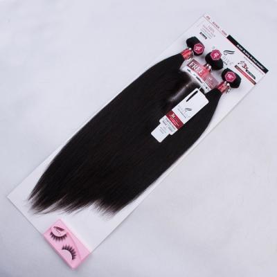 China Wholesale Straight 3+1 Bundles Hair Nature Color 3 Pieces Hair Bundle With 4x4 Lace Up Closure 100% Brazilian Hair Weave for sale