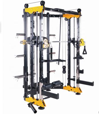 China Functional Smith Machine Squat Rack Multi Use Fitness Equipment Home Functional Trainer for sale