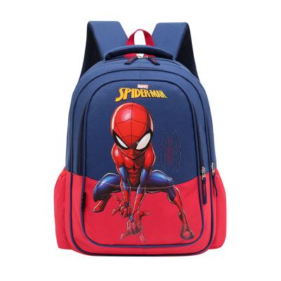 China Large capacity Spider-man schoolbag waterproof nylon backpack gift 2021 spiderman school bag boys new for sale