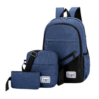 China Waterproof Outdoor Backpack Soft Fashion Travel Bag Waterproof Computer Backpack Set for sale