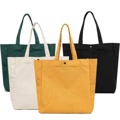 China Cheap Customized Wholesale Folding Logo Shopping Bag Canvas Tote Bags Custom Printed Shopping Bags for sale