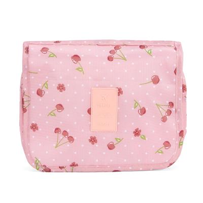 China Multifunctional Travel Thicken 11 Color Stock Foldable Portable Waterproof Women Hanging Toiletry Bag for sale