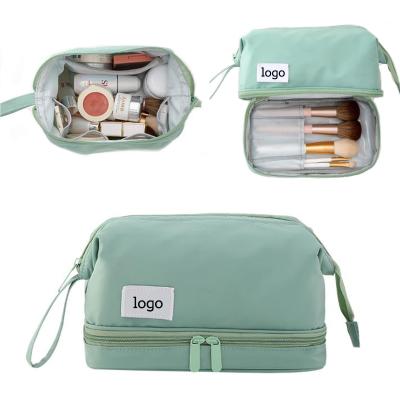 China Lady Custom Logo Waterproof Cosmetic Makeup Bag Travel Makeup Bag for sale