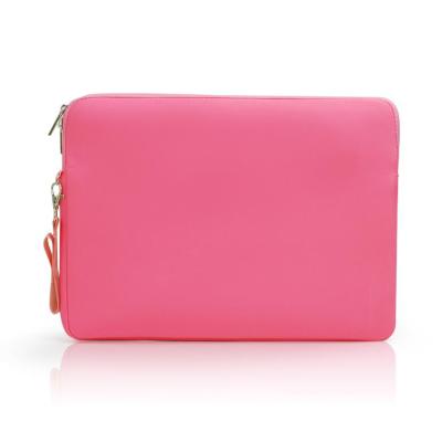 China Super Soft Neoprene Computer Protective Sleeve Plush Neoprene Laptop Liner Bag for sale