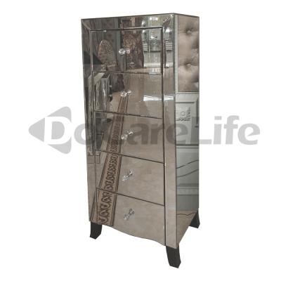 China Modern docarelife mirrored drawer makeup vanity storage unit for sale