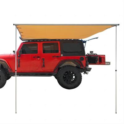 China Straight bracing type car side exterior self-propelled sunshad and rain awning for sale