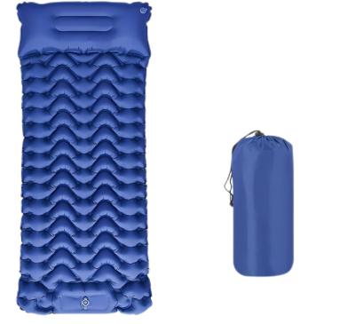 China Portable Automatic Inflatable Single Foldable Outdoor Camping Sleep Moisture Proof Mat for sale