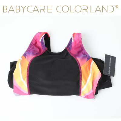 China Babycare Colorland Swimming Suit Breathable One Piece Baby Swimwear Cute Kids Swimsuit for sale