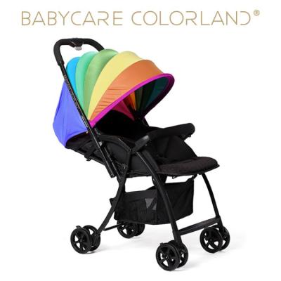 China Babycare Colorland Lightweight Aluminum Reversible Baby Gear Aluminum Alloy Foldable Baby Stroller for sale