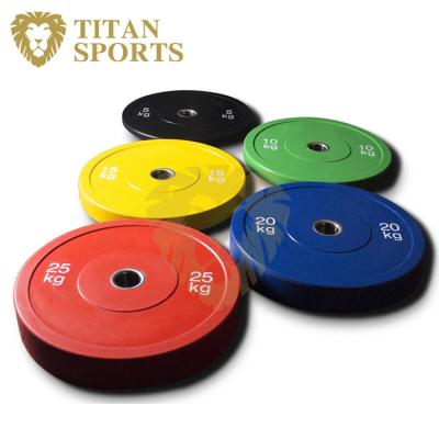 China China 5kg Weight Solid Rubber Plates And Rubber Weight Bumper Plate for sale