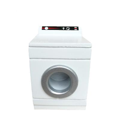 China Mini Toy 1:12 Scaled Wooden Miniature Washing Machine Doll House Accessories for sale