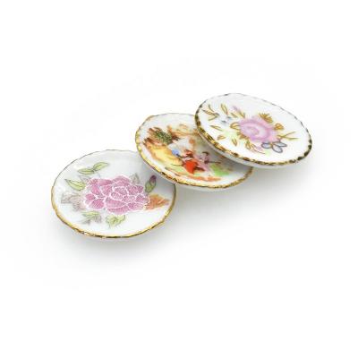 China Mini Toy Doll house dinnerware porcelain dish/miniature dishes set/3 DC018 for sale