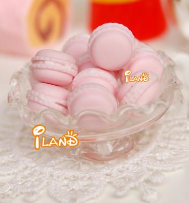 China art & Macaron 7 Miniature Collectable Colorful Color Snack Tea Time Food Dollhouse Random Color Available for sale