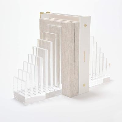 China Modern glue and bookcase acrylic, clear, 12.7cm x 20.3cm x 6.3cm for sale