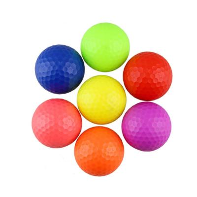 China OEM Factory Price 2 Piece Surlyn Golf Balls 42.6-42.8mm Durable Soft ECO Matte Golf Ball Custom Tournament for sale