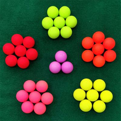 China Wholesale White 2 Pieces 42.6-42.8mm Matte Golf Balls Fluorescent Neon Colored Surlyn Golf Balls for sale