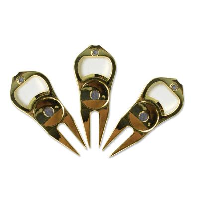 China Supplier Bulk Customized Manufacturer Durable Bottle Opener Tool Golf Digging Tools For Golf Event for sale