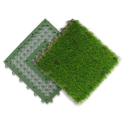 China Outdoor Indoor Decoration Landscaping Factory Hot Sales Turf Lawn Carpet Putting Green Golf Artificial Grass Tile for sale