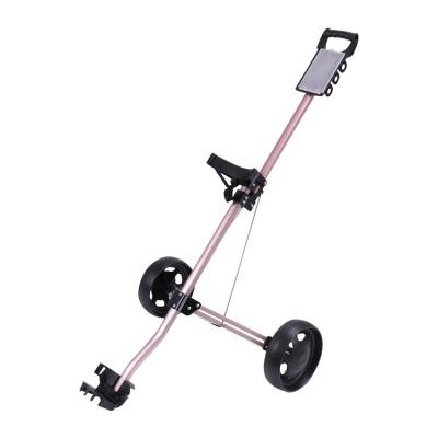 China Nice Aluminum Push Pull Golf Cart Folding Price 2 Wheel Golf Cart For Outdoor Indoor for sale