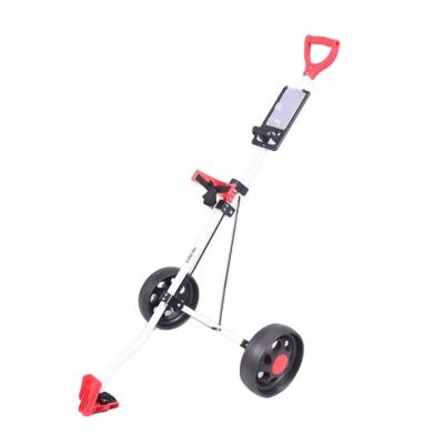 China Bestselling Golf Trolley 2 Wheel Steel Push Cart Folding Push Cart Steel Trolley for sale