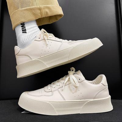 China Cushioning spring 2022 new men's shoes student sports shoes strain thick soles and high small white shoes men's sneakers for sale