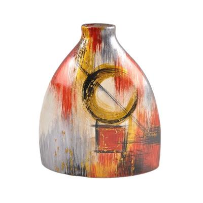 China China 2021 New Promotion Hand Painted Ceramic Vase Stained Pieces Arts Crafts Glass for sale