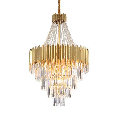 China Personality modern post-modern Nordic luxury creative hall light simple crystal chandelier for sale