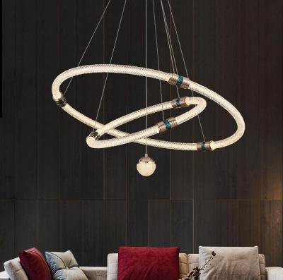 China Creative Modern Minimalist Crystal Light Luxury Crystal Lamp Living Room Chandelier Living Room Chandelier for sale