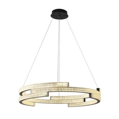 China Simple modern minimalist light luxury creative personality living room designer dining room chandelier ring light for sale