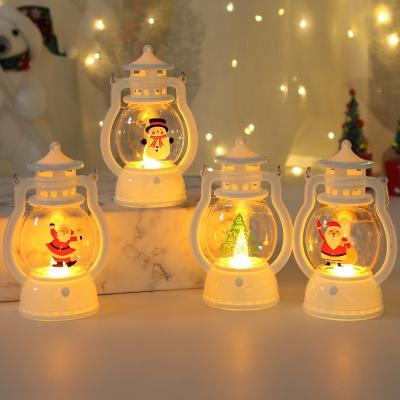 China Eco - Friendly Christmas Decoration Lantern Shopping Malls Dress Small Hand Held Luminous LED Kerosene Lamp Lantern for sale