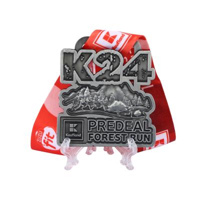 China Metal predeal marathon medal race Europe K24 forest commemorative medal personalized medal creative customization for sale