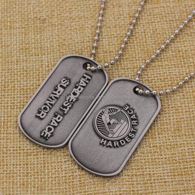 China Wholesale Bulk Cheap Custom Dog Tags From Europe With Chain for sale