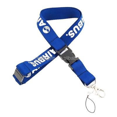 China Promotional Cheap Custom Made Polyester Airbus Lanyard for sale