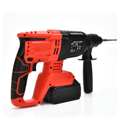 China MINRUI 18V MR6801 Machine Tools Demolition Air Rechargeable Battery Charger Power Jack Brushless Cordless Electric Hammer Drills for sale