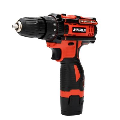 China MINRUI 10.8V nail quality cordless power drills electric set lithium rechargeable professional multifunctional machine factory MR3701 for sale