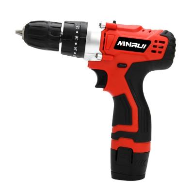 China MINRUI 10.8V lithium professional multifunctional machine impact grade rechargeable power drills cordless electric tools set MR3601 for sale