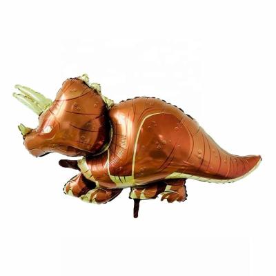 China FL Eco-Friendly Toys For Children 2018 Gender Reveal Balloon Boy's Birthday Toys Gift Decoration Triceratops Dinosaur Decoration Balloons for sale