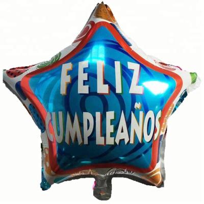 China 2019 New Arrival Wholesale Inflatable Foil Balloon Eco - Friendly In Spanish For Party Decoration for sale