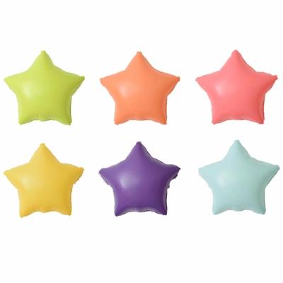 China China Eco-Friendly Wholesales 18inch Star Shaped Fluorescent Macaroon Foil Balloon For Party Decorations. for sale