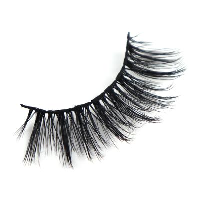 China Private Label Criss-Cross and Customized Natural Stripe Package Lashes Luxury 3D 17mm Mink Eyelashes for sale