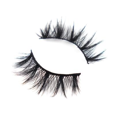 China OEM Wholesale Crisscross 3D 18mm Lash Strips Mink Lash Eyelashes Kit Private Label Packaging for sale