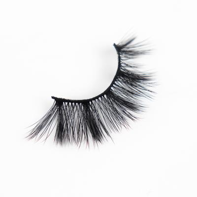 China Custom 15mm Volume Private Natural Fluffy Vegan Crisscross Mink Eyelashes Lashes Boxes for sale