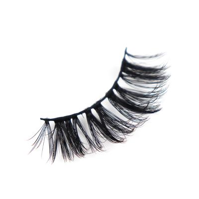 China 16mm Full Crisscross Mink Eye Eyelashes Box Custom Luxurious Strip Eyelash Packaging Set for sale