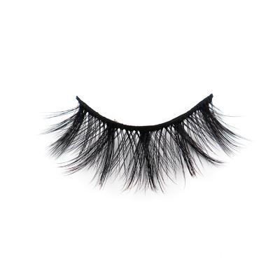 China Crisscross 18mm Faux Lashes 3D Lashes Mink Eyelashes Make Your Own Custom Logo Fluffy Lash Packaging With Your Logo for sale